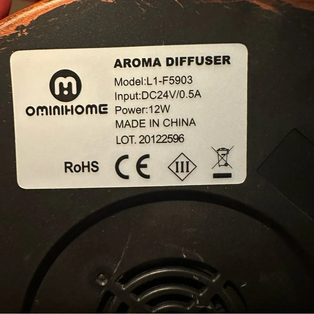 Ominihome Essential Oil Aroma Diffuser Bronze Metal
